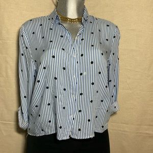 Divided Women, Button-up Shirt. Sz: 8.